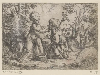 Il Bambino Gesù e il giovane Giovanni Battista