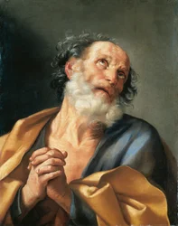 Italia, ritratto di san Pietro in lacrime