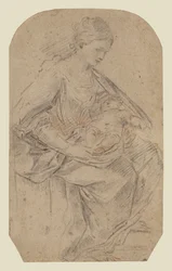 Natività (recto); Donna col turbante (verso)