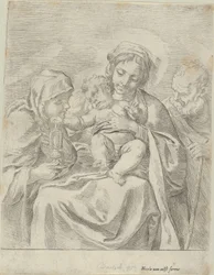 La Sacra Famiglia con Santa Chiara