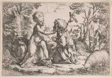 Il Bambino Gesù e San Giovanni