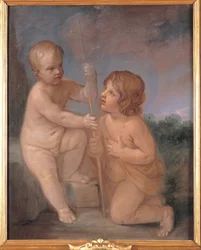 Gesù bambino e San Giovanni