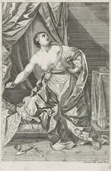 Morte di Lucrezia, c. 1700-50 possibilmente Antonio Billy (attivo nella prima metà del XVIII secolo)