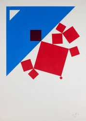 Suprematista Bacco e Arianna dopo Tiziano, 2018
