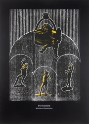 Il canto danzante, Così parlò Zarathustra, 2024 (xilografia e serigrafia)