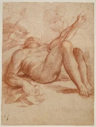 San Sebastiano curato dalle donne, dopo La lamentazione di Hans Baldung Grien