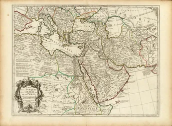1701 Guillaume Delisle mappa dell