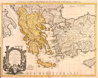 Albania, gran parte della Grecia (eccetto il nord-est), gran parte della Repubblica di Macedonia (eccetto il nord)
