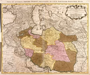 Mappa della Persia (incisione)