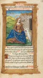 Libro delle Ore stampato (Uso di Roma): fol. 112r, Sant