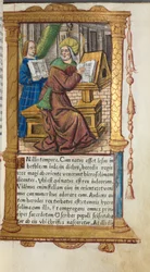Libro delle Ore stampato (Uso di Roma): fol. 19r, San Matteo