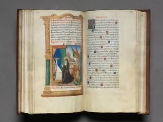 Libro delle Ore stampato (Uso di Roma): fol. 85r, Suora Domenicana