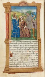 Libro delle Ore stampato Uso di Roma: fol. 111v, Santa Apollonia, 1510