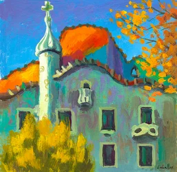 Casa Batlló, 2007 (gouache su carta)