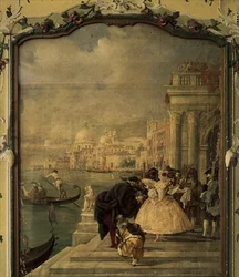 Signora Mascherata davanti alla Salute, Venezia