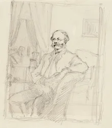 Direttore C. A. Zitting, studio di ritratto