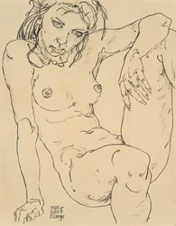 Nudo seduto, Notte fresca