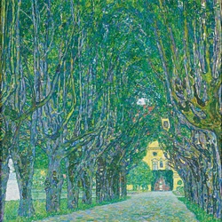 Viale del parco di Schloss Kammer