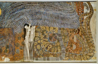 Beethovenfrieze, personificazione di un dolore che rode