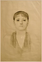 Ritratto di una ragazza di fronte
