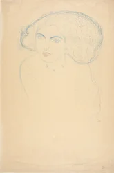 Testa di una donna, c. 1916