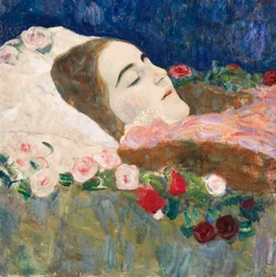 Miss Ria Munk sul letto di morte, c.1910