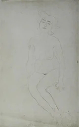 Donna Nuda Seduta, c.1903