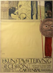 Manifesto per la I. Esposizione della Secessione (censurato)