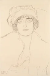 Ritratto con cappello, 1917-118
