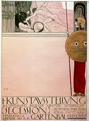 Poster per la prima mostra della Secessione (Teseo e Minotauro)