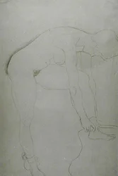 Nudo in piedi con gambe sollevate, c.1907
