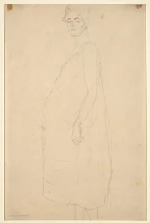Studio di una donna incinta vestita, c.1915-16