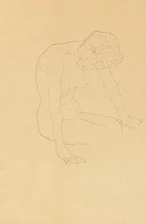 Studio di un nudo femminile