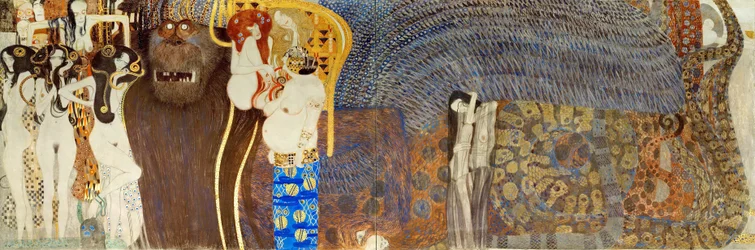 Il fregio di Beethoven, dettaglio: Le forze ostili, 1902