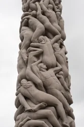 Monolite delle persone, scultura nel Parco Frogner, Oslo, Norvegia (granito)