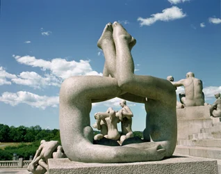 Installazione Vigeland - le sculture