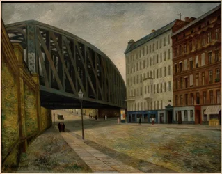 Ponte sulla Ackerstraße Berlino Nord