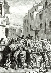 La barricata, illustrazione da 