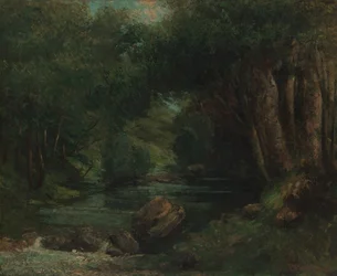 Un ruscello nella foresta, ca. 1868-77