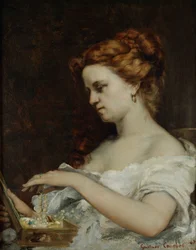 Una donna con gioielli, 1867