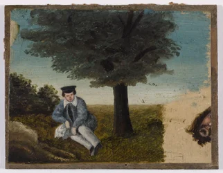 Francese: Autoportrait de Gustave Courbet à l
