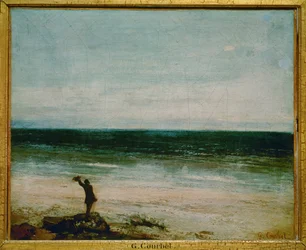 Front de mer a Palavas (pittura su tela)