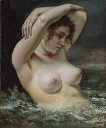 La donna nelle onde
