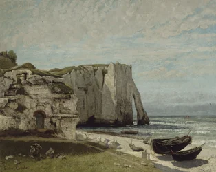 Le scogliere di Etretat dopo la tempesta