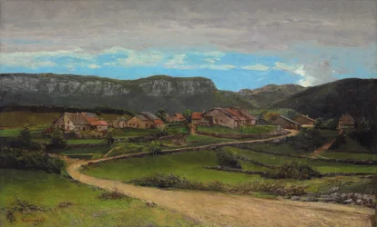 Paesaggio vicino a Ornans, c.1865