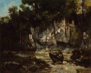 Paesaggio con cervo