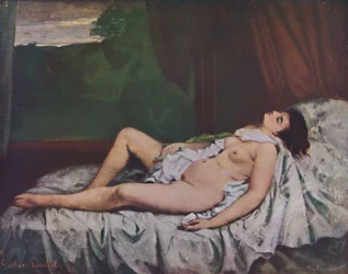Nudo femminile sdraiato, metà del XIX secolo, 1937