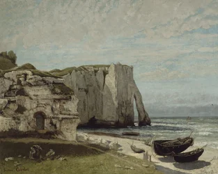 Le scogliere di Etretat dopo la tempesta, 1870