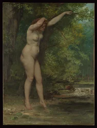 La giovane bagnante