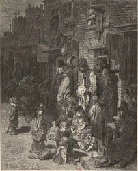Gustave Doré - Wentworth Street Whitechapel - Londra, un pellegrinaggio